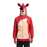 Five Nights at Freddy's Foxy Character Men's Full-Zip Cosplay Hoodie