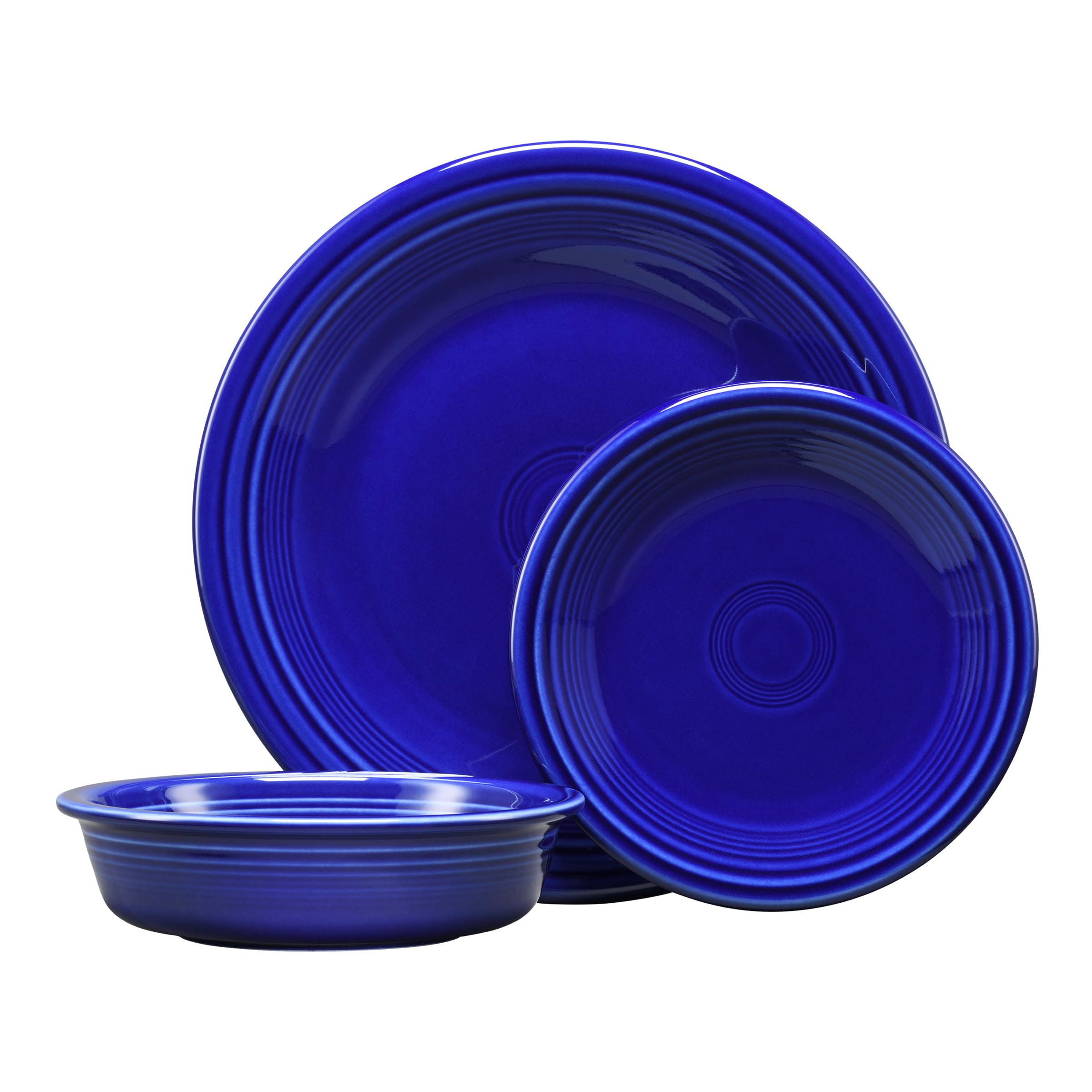 Amazon.com | Fiesta® Classic Rim 3-Piece Dinnerware Set – Durable