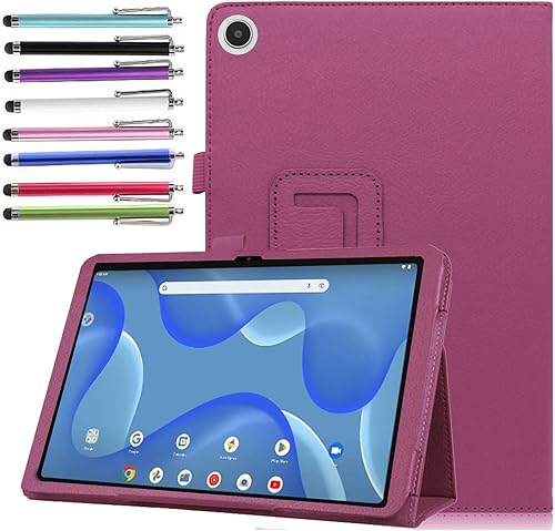 Funda para tablet Pro Onn de 11 pulgadas (modelo 2023 100110027)  Funda magnética delgada y ligera de piel sintética plegable para tablet Onn Pro de