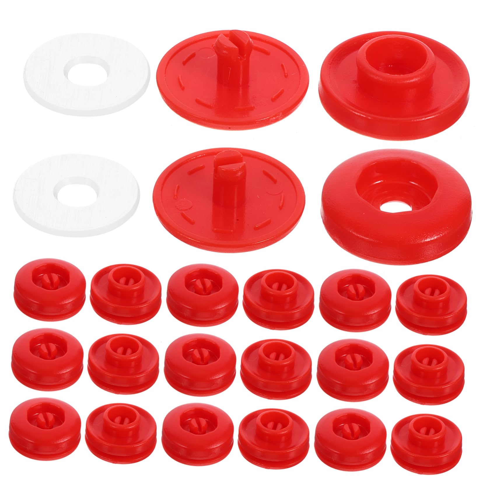 TEHAUX 500sätze Snap Buttons Für Kleidung Robuste Langlebige Druckknöpfe Aus Kunststoff Für Diy-projekte Und Kinderbekleidung Einfache Anwendung Vielseitig Einsetzbar