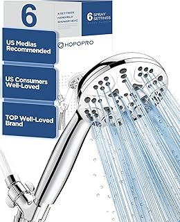 6-Mode High Pressure Handheld Shower Head Set, Consumer Reports Recommen...