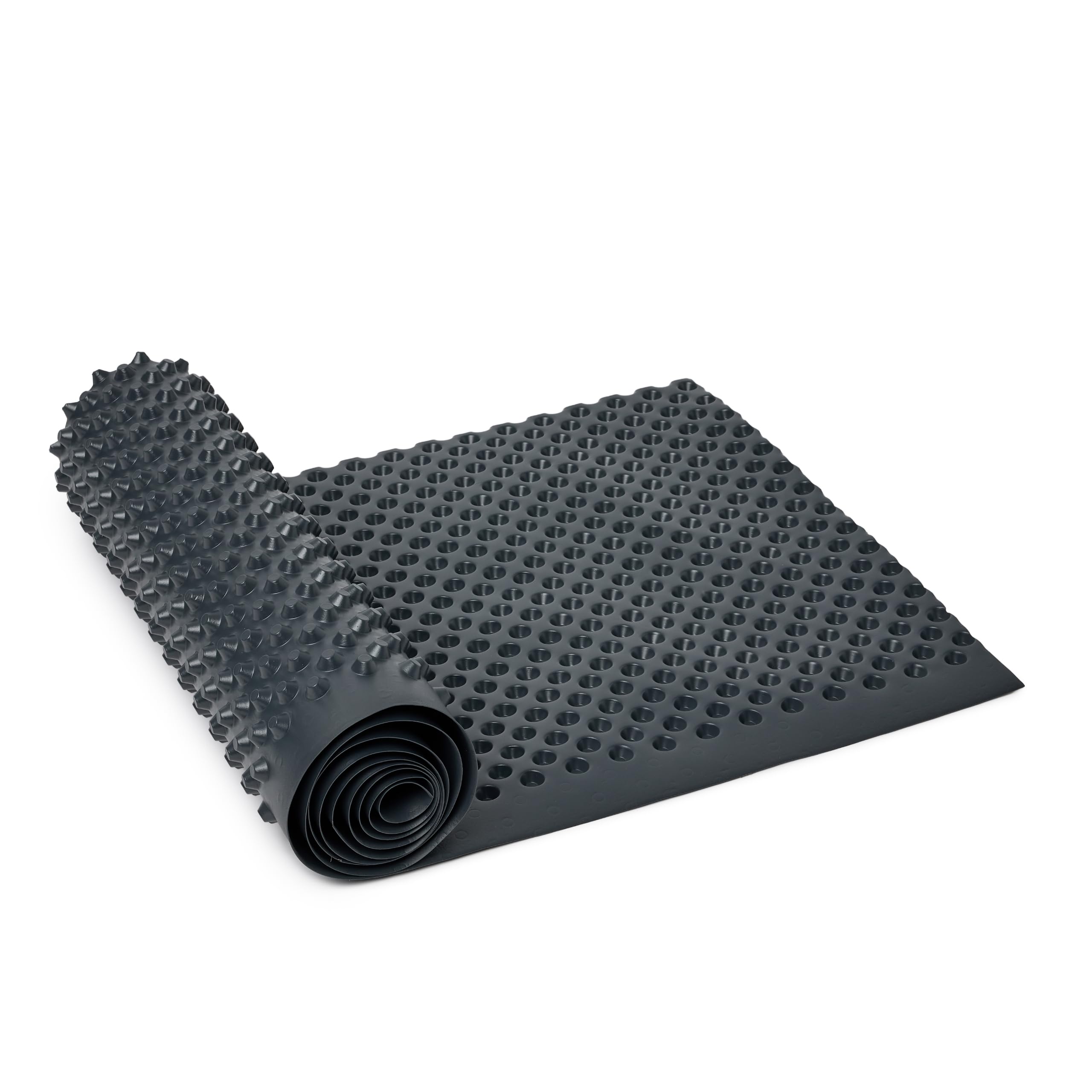 Garronda Noppenfolie Noppenbahn Drainagebahn HDPE 400g/m² 0,5x2,5 m GD-0160 | Hohe Druckfestigkeit, für Hochbeet, Keller und Grundmauern, als Mauerschutz, Bauwerksabdichtung und Feuchtigkeitssperre