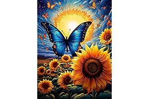 Xylogist Sunflowers Diamond Painting Kit: Shimmering Beauty for Your Walls