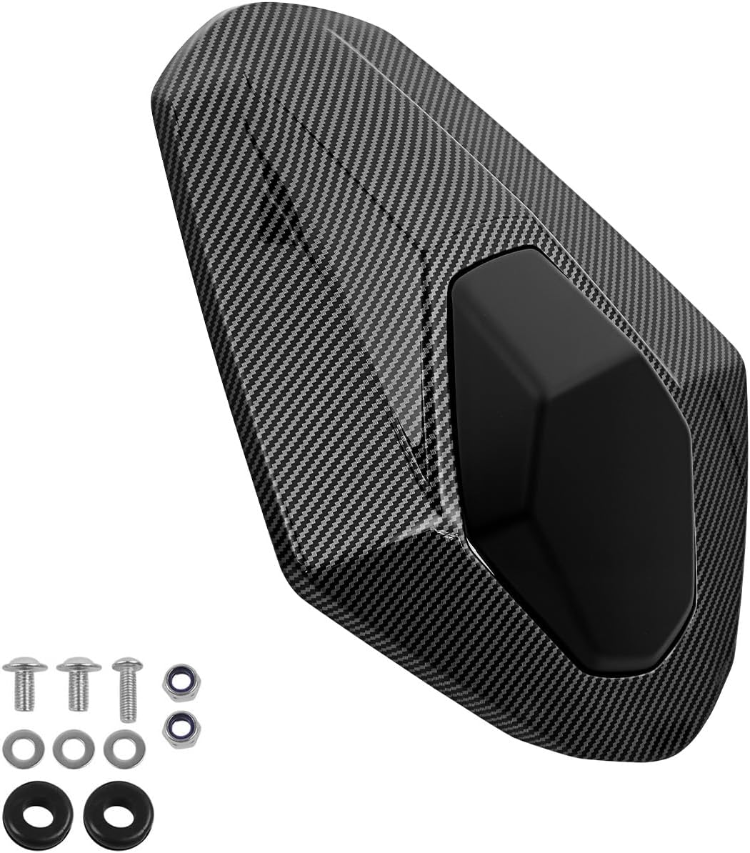 Rear Seat Cowl for GSX-8S 2023-2025, GSX-8R 2024 2025, Mototcycle Tail Passenger Pillion Seat Cover Cowl Fairing Protector for GS-X8S, GS-X8R (Black)