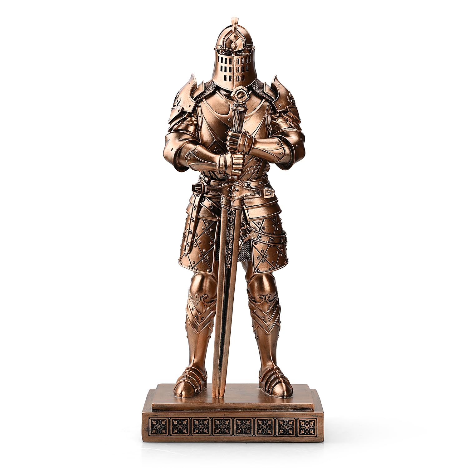 レア　金属製騎士像 銅の鎧　置物　約15cm レア 金属製騎士像 銅の鎧 置物 約15cm レア 金属製騎士像