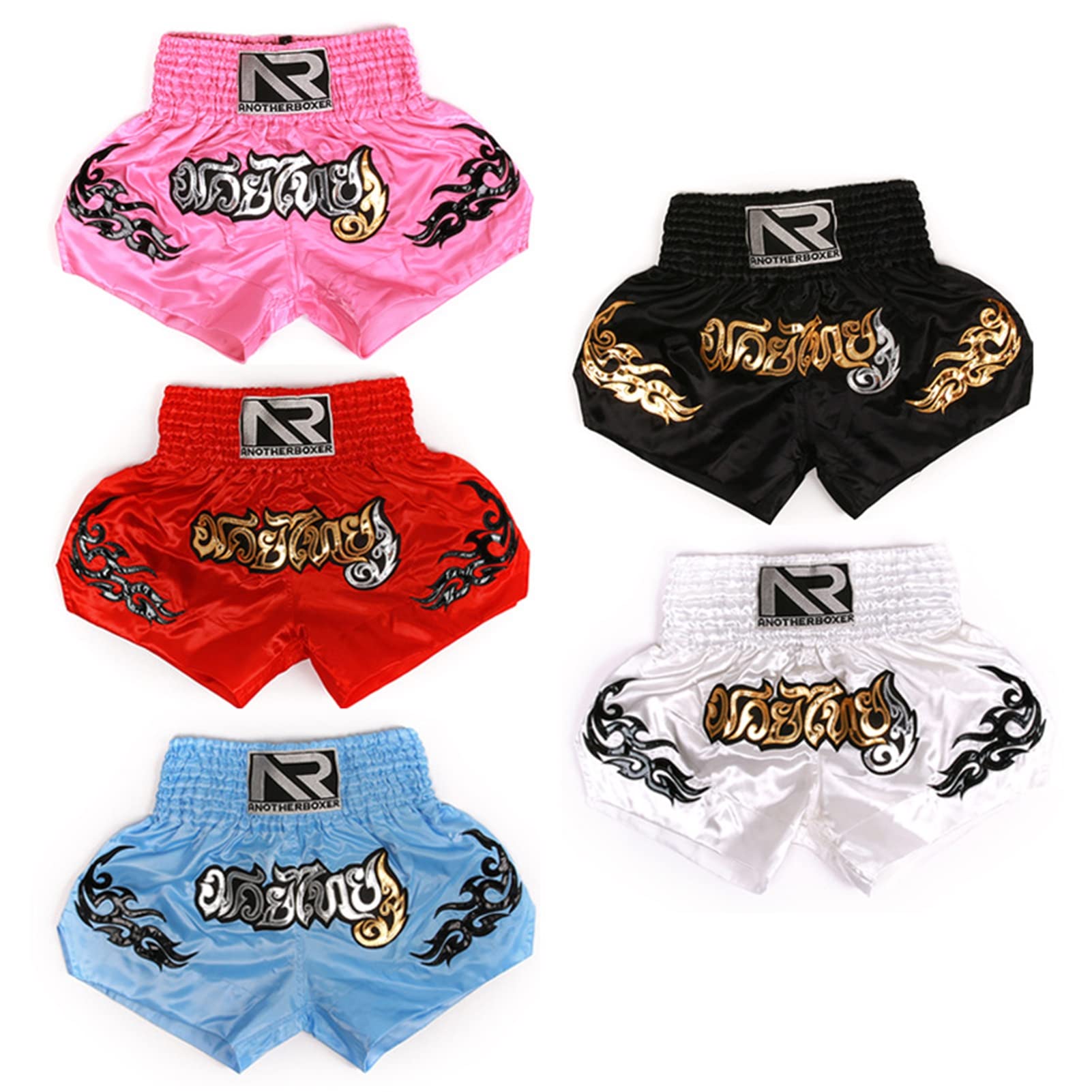 Short de boxe, haute élasticité, respirant, cordon Muay Thai, Kickboxing pour adultes et enfants, short de combat pour homme