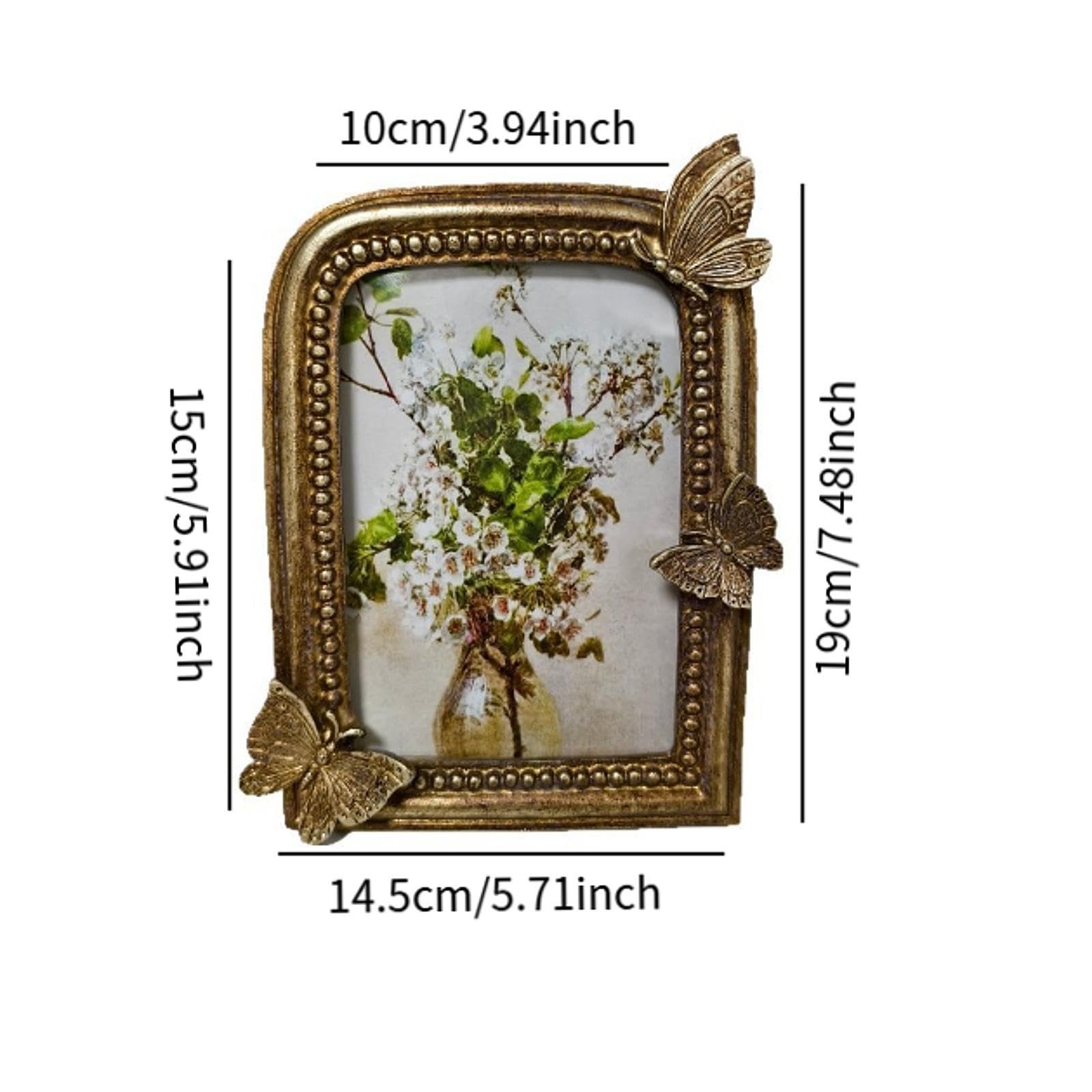 predolo Cornice Portafoto Da Tavolo Da Appendere, Riutilizzabile, in Resina, Ideale per Sala Da Pranzo, Camera Da Letto, Ufficio O Come Elemento Decorativo, 6 pollici