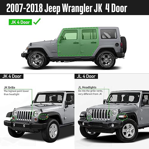 Miniatura 10 de Estribos compatibles con Jeep Wrangler JL 2018-2024 de 4 puertas. Estribos Wrangler JL barras escalones y barras Nerf de escalones laterales negros.