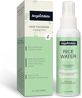 Rice Water For Hair Growth, All Natural Vegan Leave in Conditioner Spray Hair Care Products for Woman&Men, Biotin Infused ...