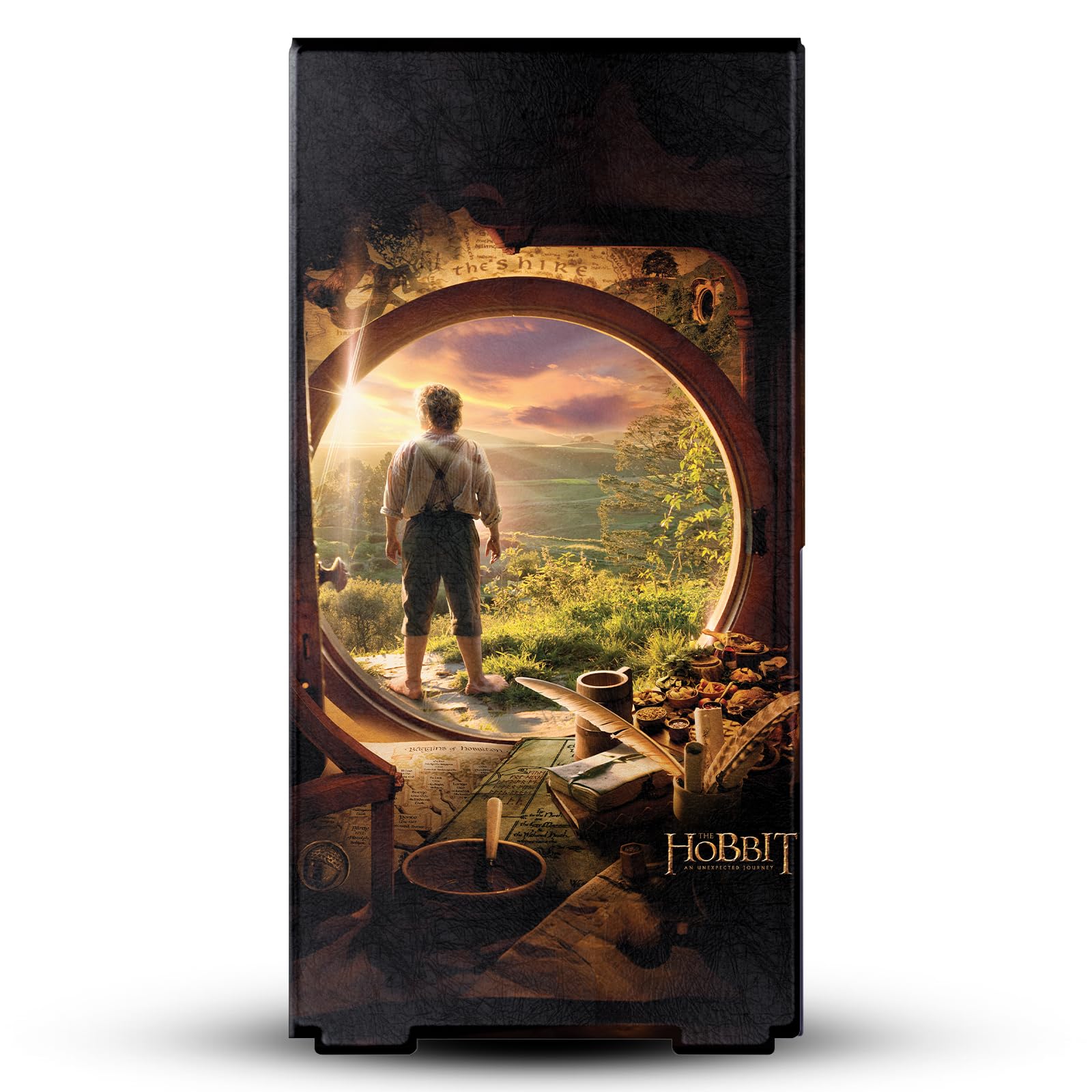 Head Case Designs Offizielle The Hobbit An Unexpected Journey Hobbit in der Tür Schluessel Kunst Spielekonsolen Wickeln kompatibel mit Xbox Series X