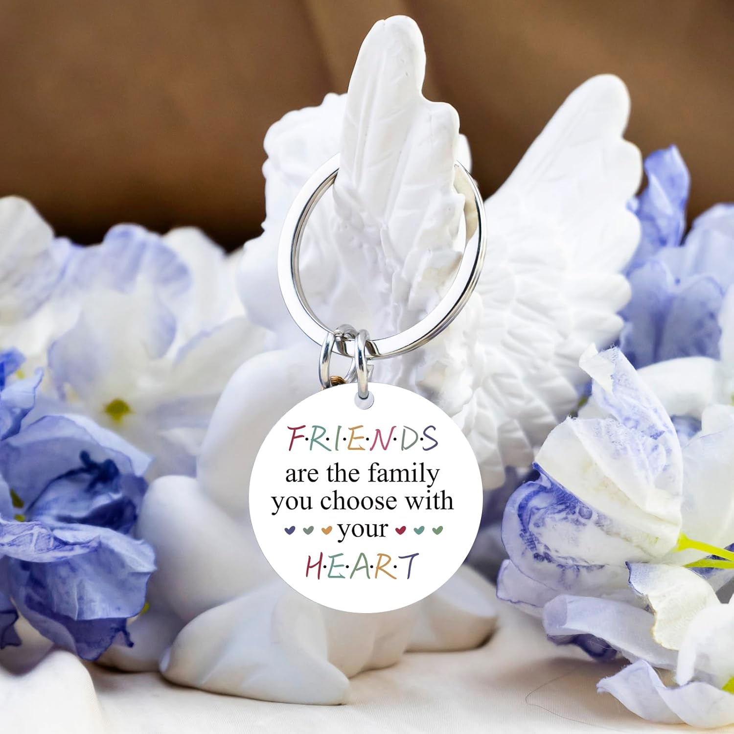 Cute Valentines Gifts for Friends Bestie Gifts for Women Cute Best Friends Gift Keychain Bestfriend Birthday Gift for Womens Bff Bestie Soul Sister Birthday Christmas Friendship Anniversary Keyring - Image 4