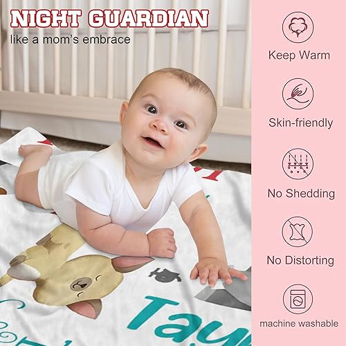 Miniatura 3 de Juego de ropa de cama personalizado para cuna, cómodo juego de ropa de cama de 3 piezas, manta de bebé, sábana bajera, alfombra, regalo