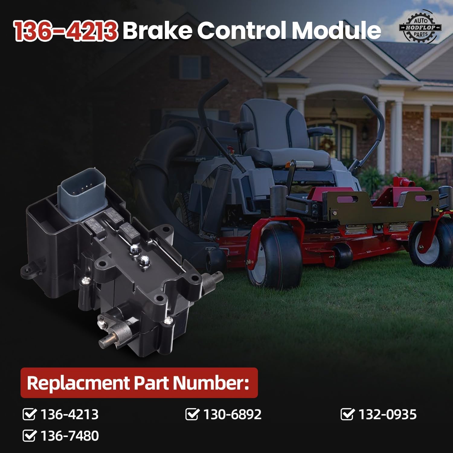 136-4213 Brake Box ASM Brake Control Module Compatible with Toro Lawn Mower E-Series Quest, S-Series Quest Replace# 130-6892, 132-0935, 136-7480