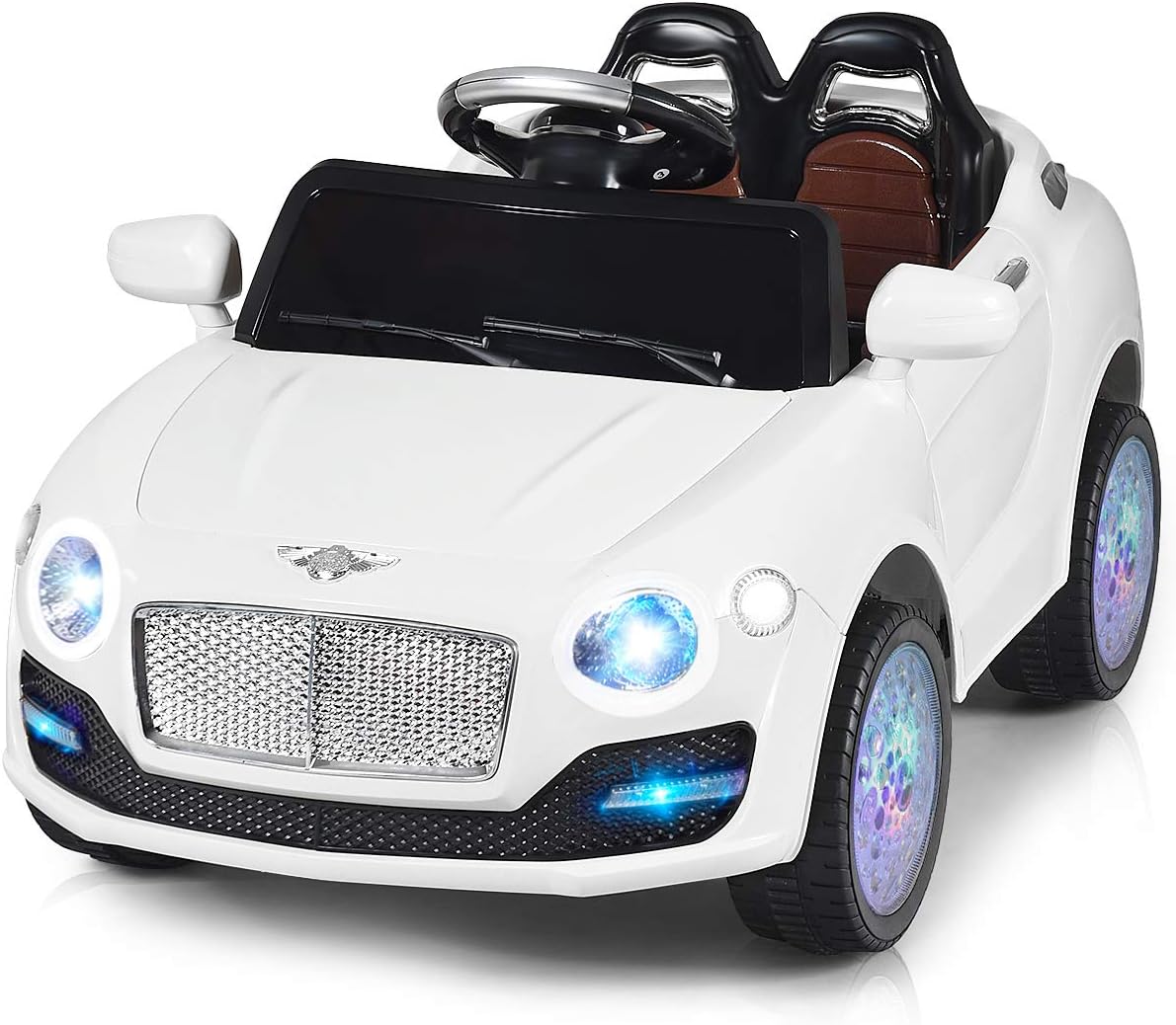 Buy Costzon Ride On Car, 6V Battery Powered Vehicle, Manual & Parental Remote Control w Flashing