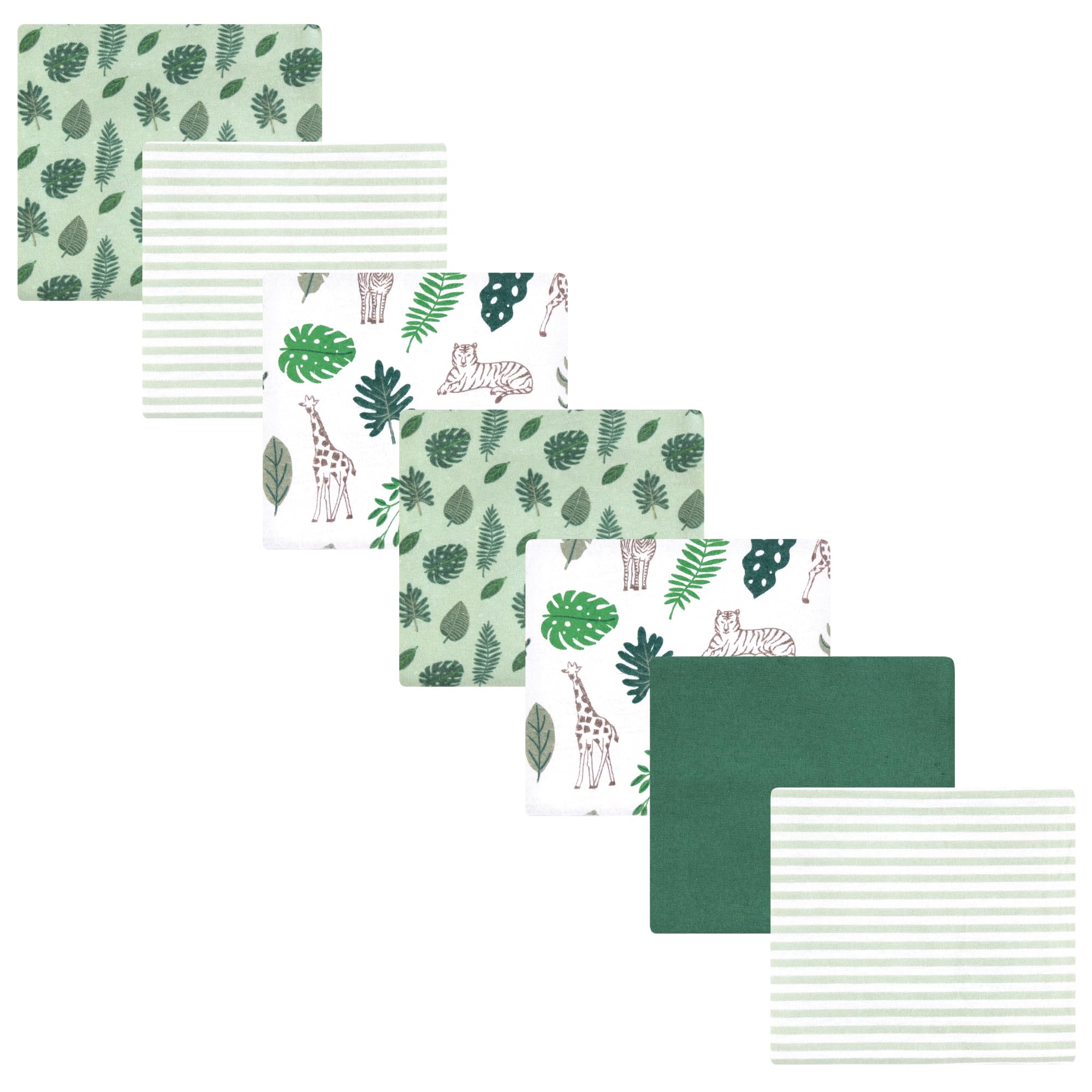 Luvable Friends Little Treasure Flannel Receiving Blankets 7pk