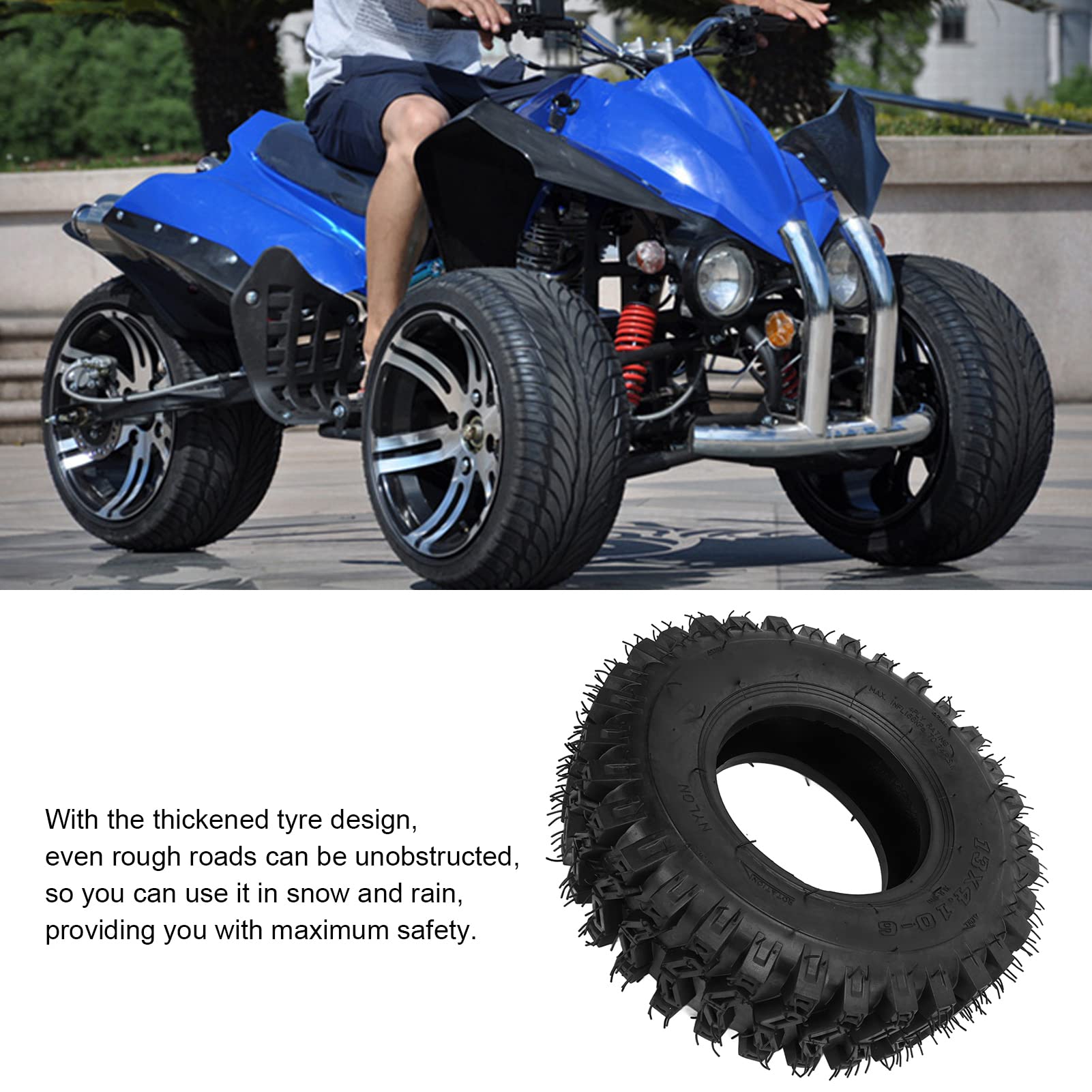 Opony do Zamiatarki śnieżnej 13x4.10-6 do Motocykla śnieżnego ATV Kart