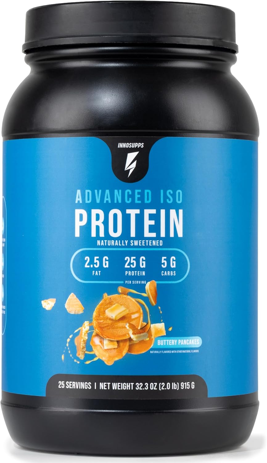InnoSupps Advanced Iso Protein | 100% Whey Isolate Protein Powder | No Artificial Sweeteners| Low Fat, Low Carbs | 25g of Protein | Hormone Free, Gluten Free, Soy Free | (Fruity Cereal Donut)