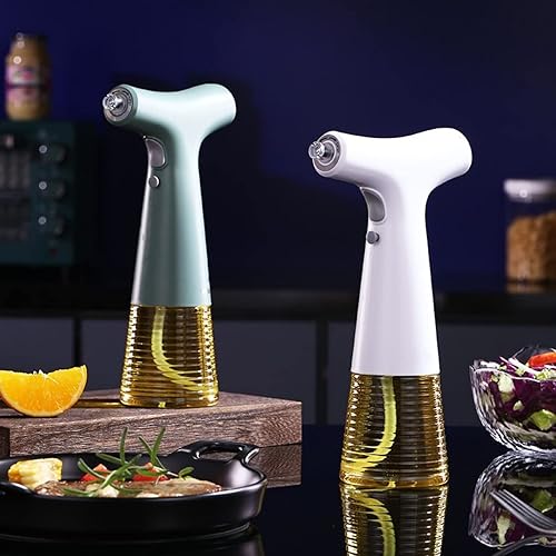 Miniatura 7 de ZHIVIQ Pulverizador de aceite eléctrico para cocinar, 8.1fl oz, pulverizador de aceite de oliva de niebla fina, botellas dispensadoras de aceite