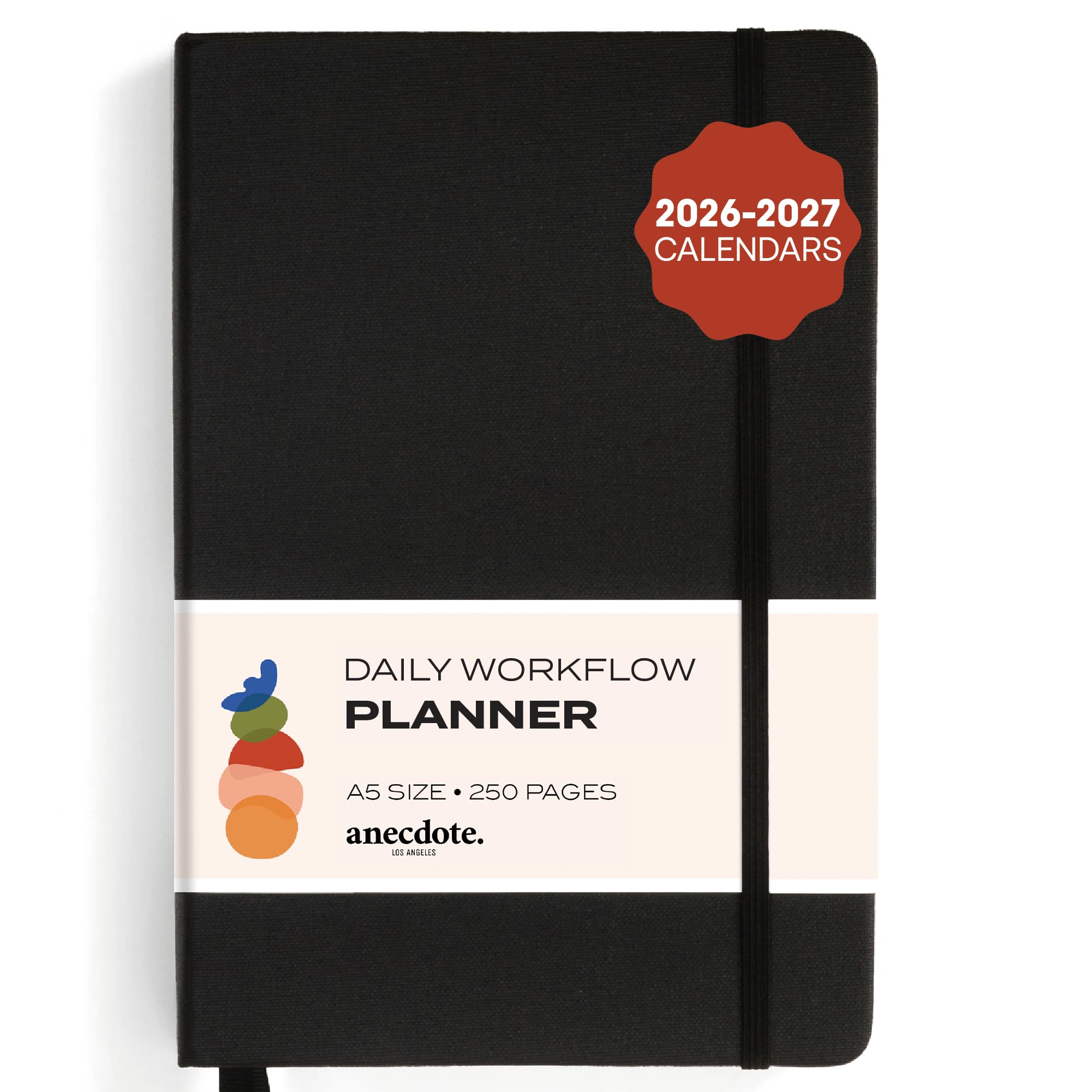 Anecdote 2027 Daily Planner, 2026-2027 Calendars, Flexible 26 Weeks Undated