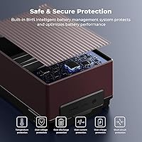 Vista 6 de K&F CONCEPT Batería V Mount, Batería V-Mount de 99Wh 6700mAh con carga rápida USB-C PD de 100W, con Dual D-TAP/A/USB-C/DC/Pantalla TFT/Luz