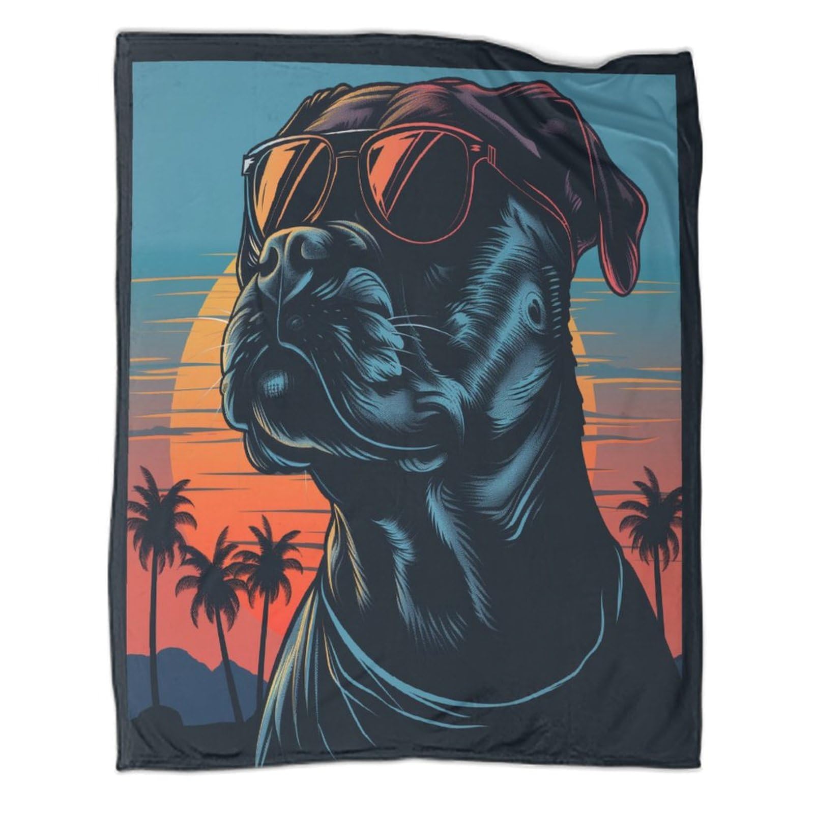 Sherpa-Decke Mit Französischer Bulldogge – 3D-Tiermotiv, Flauschige Fleece-Decke Für Sofa & Bett, 127x152 Cm & Andere Größen