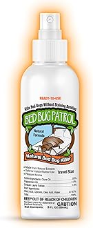 Bed Bug Travel Spray – 3oz | Fast-Acting TSA Approved - Non-Toxic Hotel Treatment - Kills Bedbugs, Eggs & Larvae | Natural, Family & Pet Safe by Bed Bug Patrol