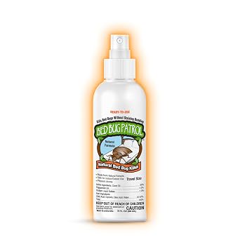 Bed Bug Patrol Travel Bed Bug Spray & Killer for Hotels, TSA Size - 3 oz | Hotel & Luggage Bed Bug Treatment | Mattresses, Headboards, Seams, Airbnb & Rideshares | Plant-Based Formula | Made in USA