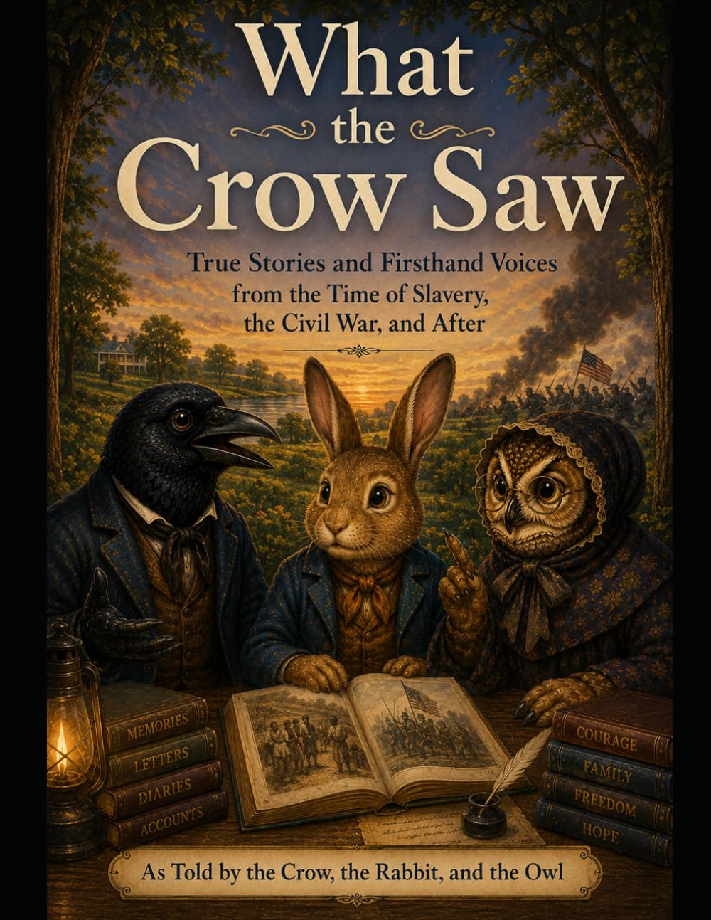 What the Crow Saw: True Stories and Firsthand Voices from the Time of Slavery, the Civil War, and After As Told by the Crow, the Rabbit, and the Owl (Real History for Children)
