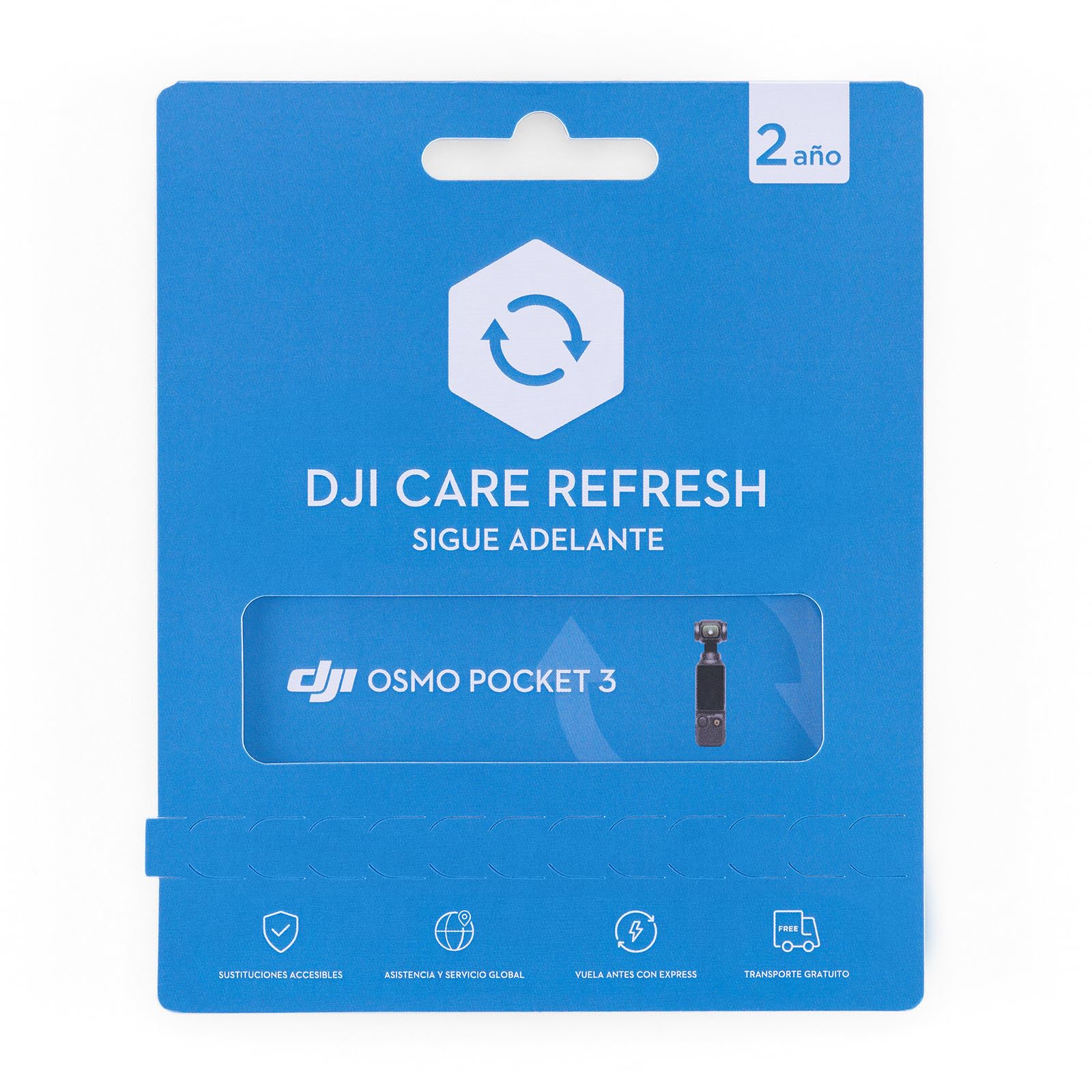 DJI Care Refresh Osmo Pocket 3 Plan de 2 años cobertura completa contra accidentes 3