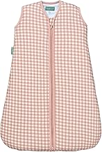 Molis&co Baby Sleeping Bag 2.5 TOG – 70 cm (0-6 Months) – Winter Baby Sleeping Bag (Unisex) – 100% Cotton (Oeko-Tex 100) – Padded, Soft and Warm – Dusty Rose