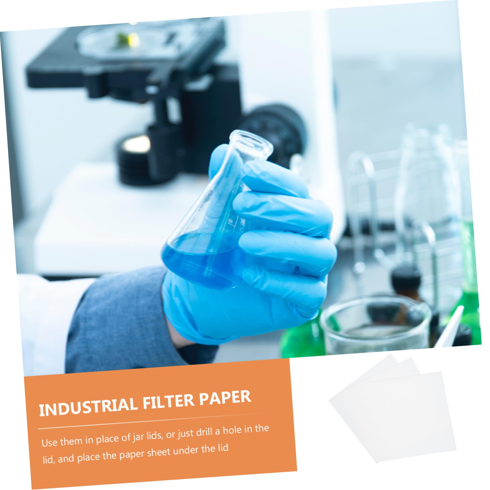 20 Fogli Carta Filtro Per Laboratorio E Olio – Diametro 30 Cm, Resistente E Sicura Per Filtrazioni Biologiche E Industriali