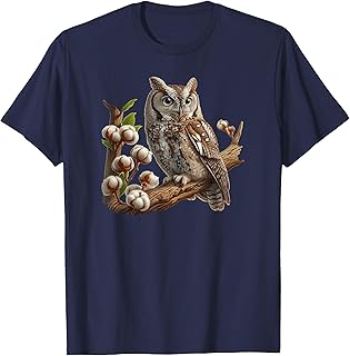 Bird Series. Western Screech Owl. T-Shirt