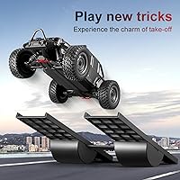 Vista 5 de Hobby Fans Rampa de salto de coche RC tablero de despegue Stunt Playset para 1/8 1/10 1/12 1/14 1/16 RC Crawler Accesorios