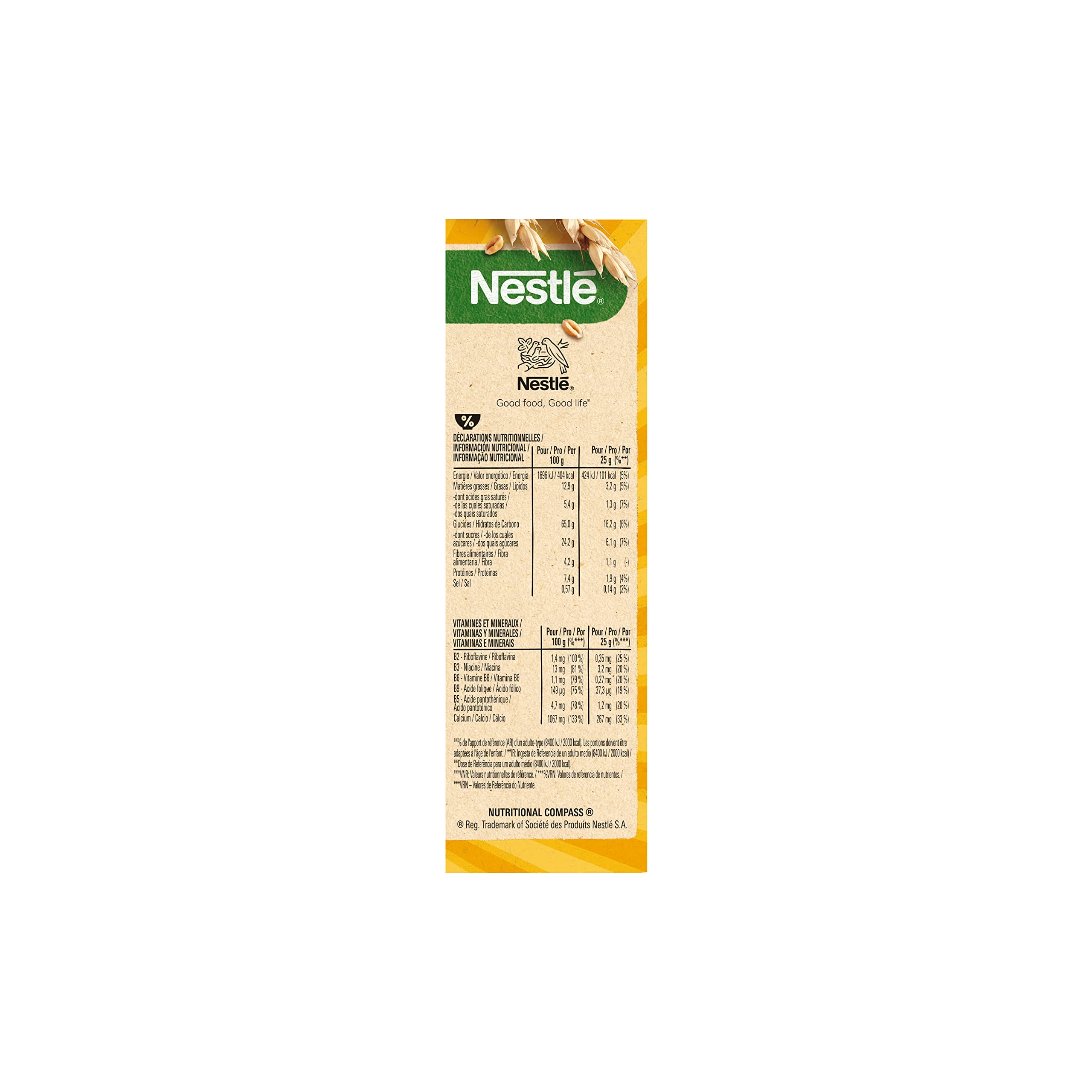 Cereales Nestlé Barritas Nestlé Golden Grahams - 8 paquetes de 6 barritas, Total: 48 barritas