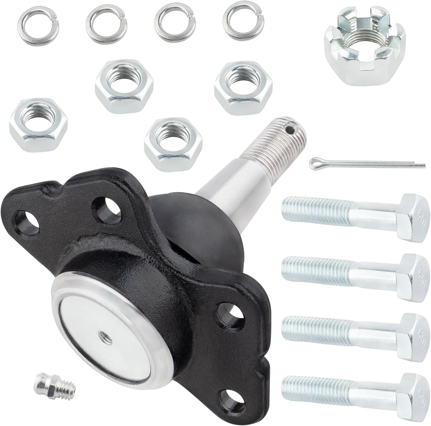 BOXI (Set of 4) Front Upper & Lower Ball Joints Fit for Chevrolet GMC C1500 Suburban C2500 Suburban C2500 C3500 1993-2000 / Express Savana 2500 3500 1996-2002 / Tahoe Yukon | Replace K6344 K6445