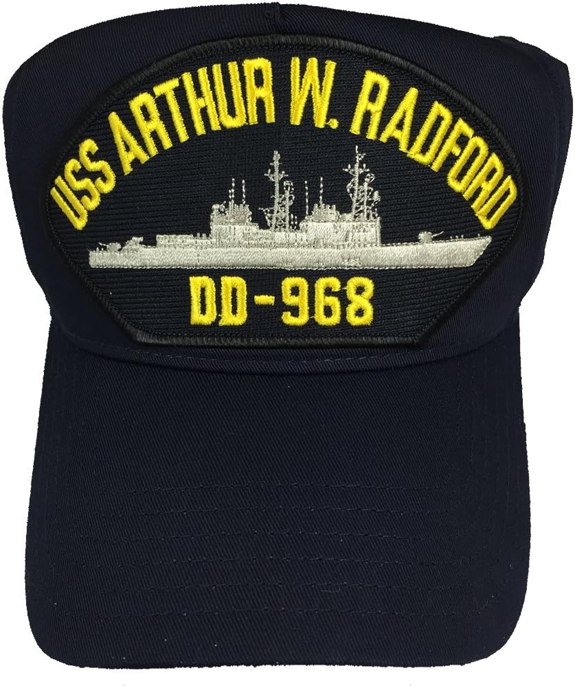 EC USS Arthur W. Radford DD-968 HAT - Navy Blue - Veteran Owned Business