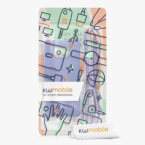 Miniatura 7 de kwmobile Funda cruzada compatible con Xiaomi Poco X3 NFCPoco X3 Pro - Funda de silicona TPU con correa - Lavanda