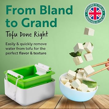 Tofuture Tofu Press - The Original and Best Tofu Press. Easily And Quickly Remove Water from Tofu to Improve the Flavor and give Perfect Texture Everytime