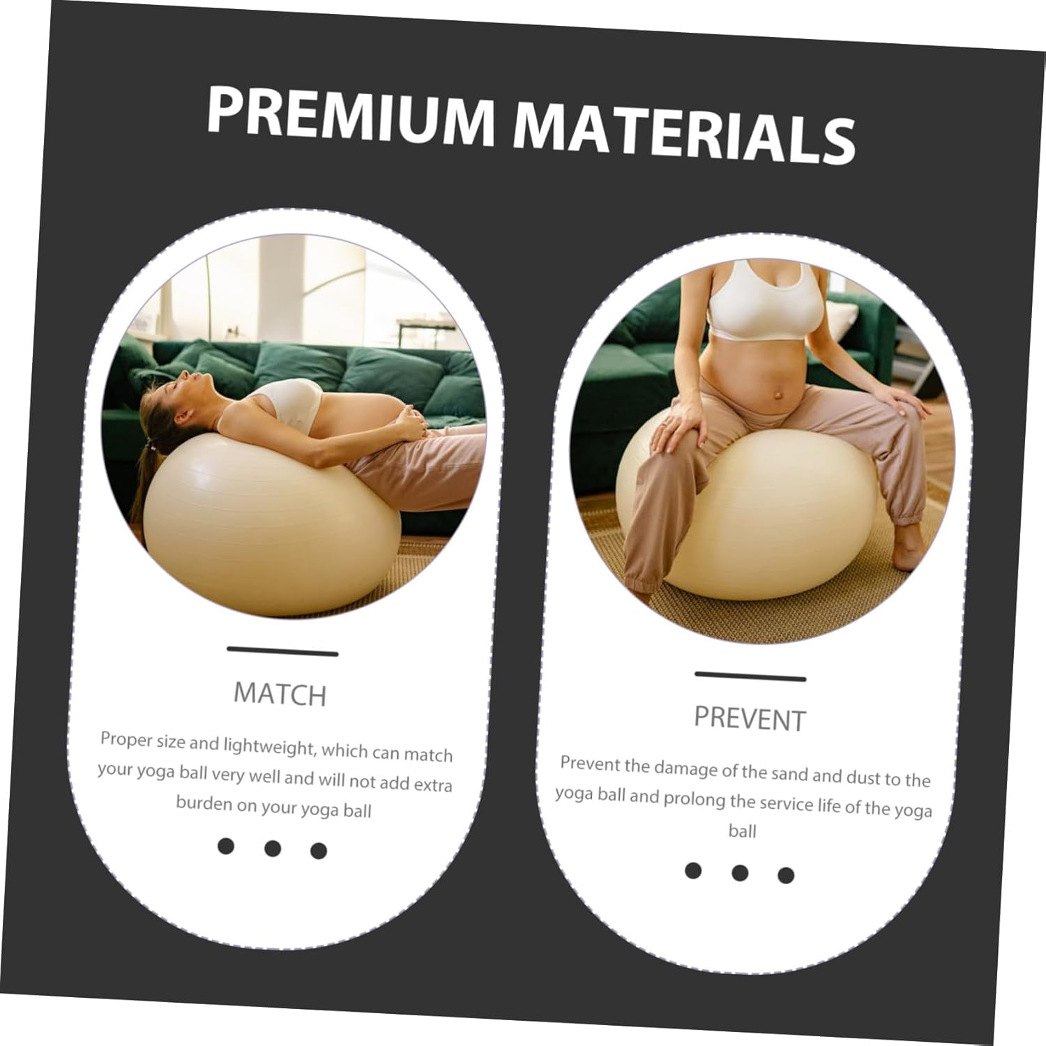 Outanaya Household Ball Protector Exercise Ball Cover Gym Equipment for Home Yoga Cover Yoga Sleeve