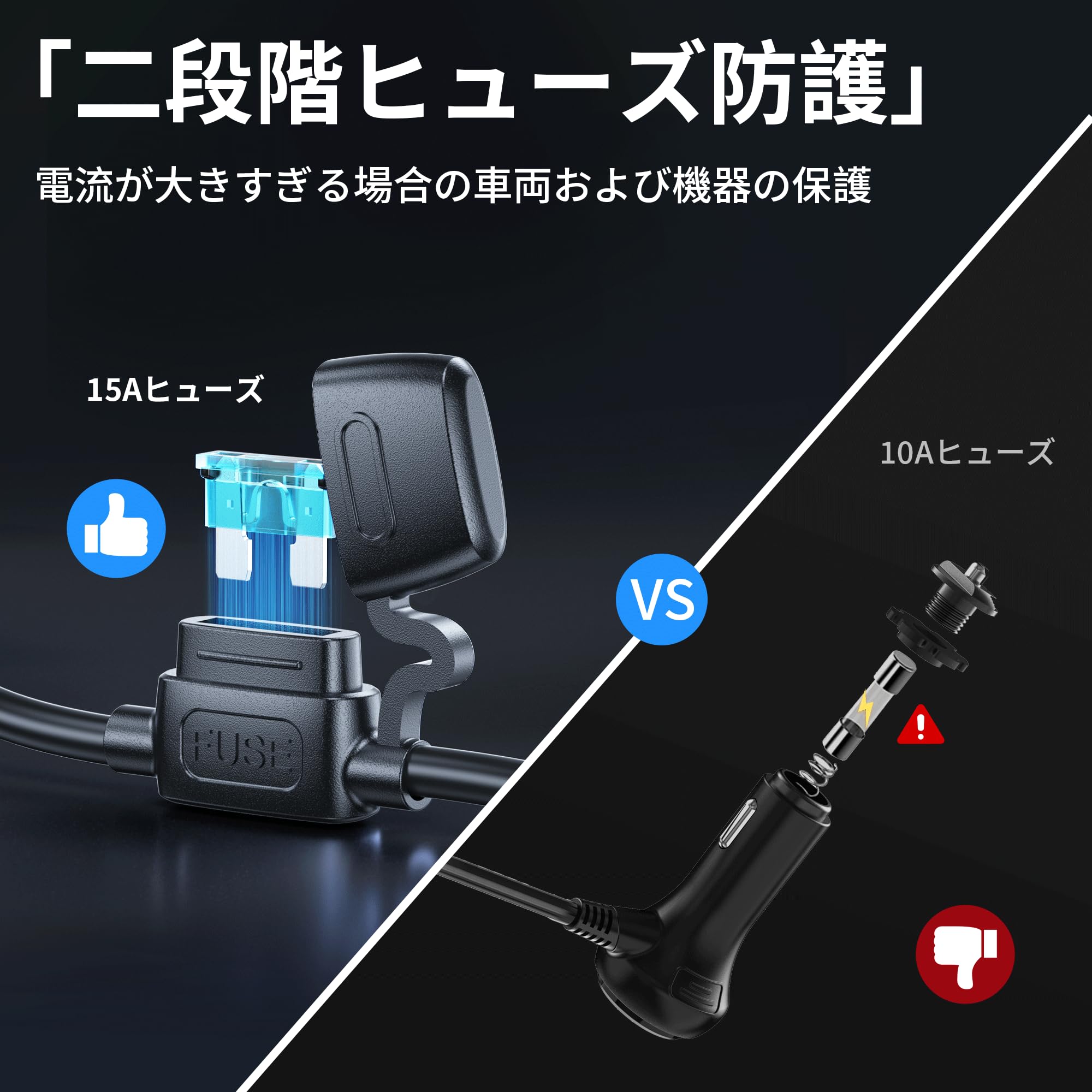 Amazon.co.jp: 12V/24V 車載用シガーライター分配器 216W 4ポート USB