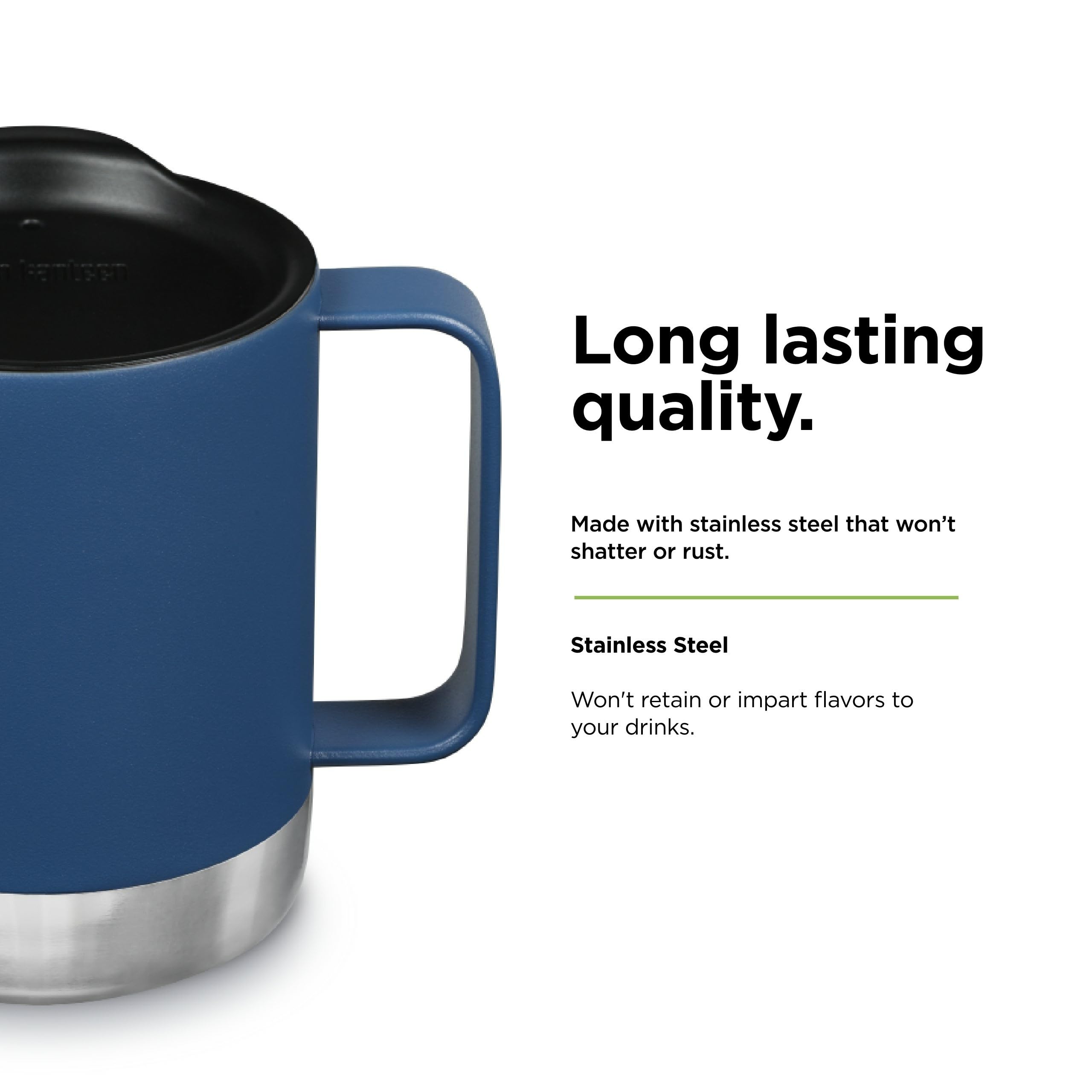 Klean Kanteen - Caneca de acampamento 355 ml (com tampa de copo