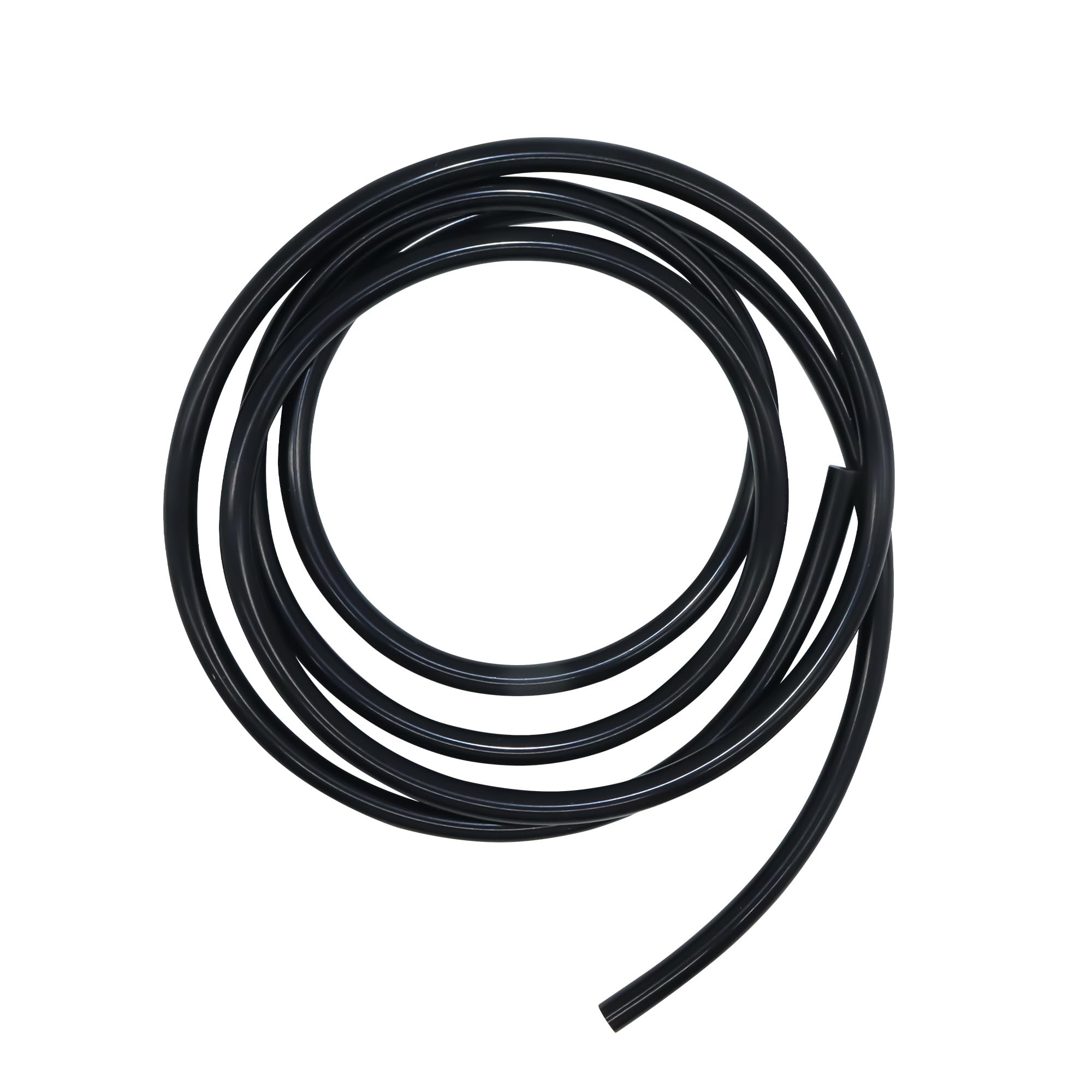 Lavmhab Black Vacuum Silicone Tube 5Mm Id 11Mm Od 3Mm Wall Thickness 3 Meters (9.8Ft), Silicone Tubing Vacuum Hose For Air Water Transfer (Black)