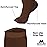 Compression Socks for Women and Men 20-30mmHg Wide Calf - Plus Size Opaque Compression Support Stockings for Nursing, Varicose Veins Circulation - Brown, 3X-Large - AB201