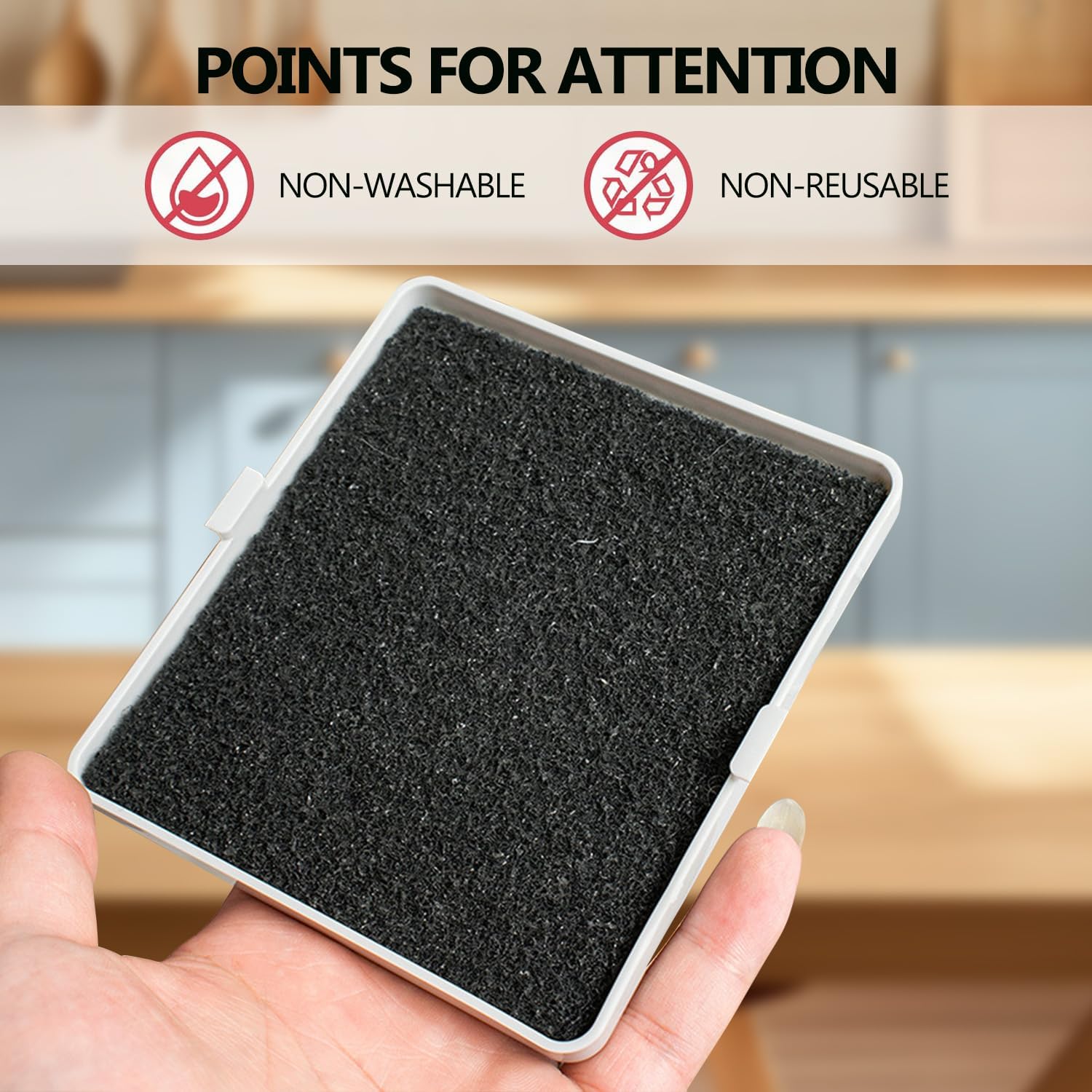 20 Pcs Activated Carbon Odour Filter, Cat Litter Box Activated Carbon Filters Compatible - Image 3