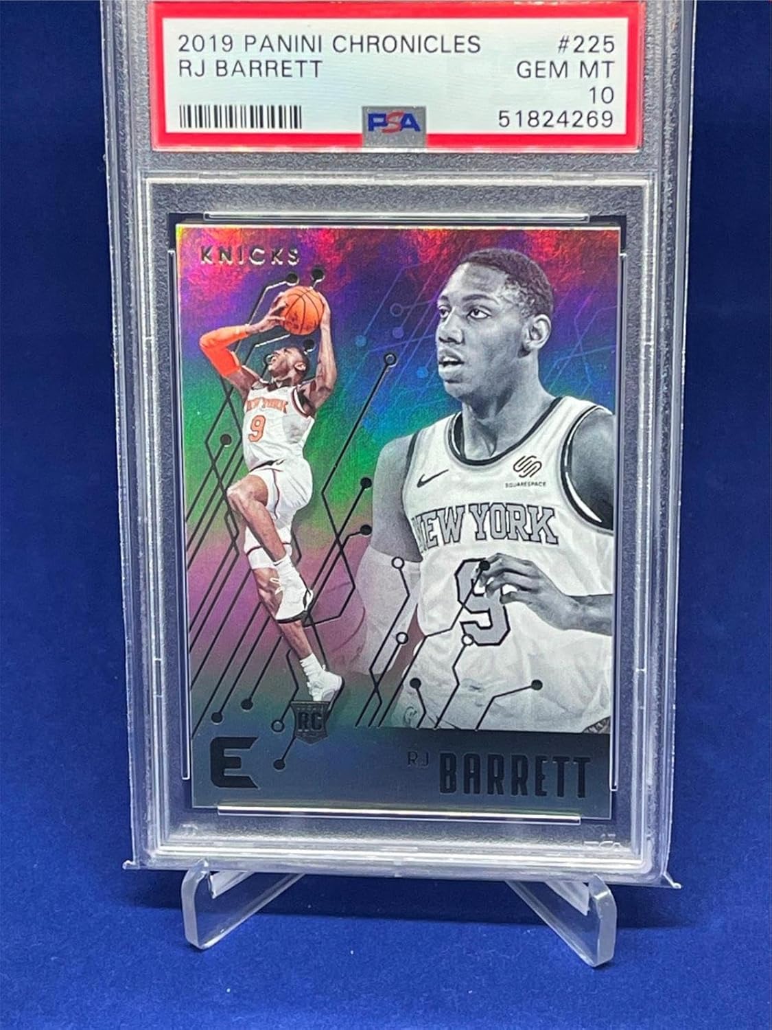 Rj Barrett 2019-20 Panini Chronicles Essentials Rookie Rc #225 Psa 10 - Basketball Cards