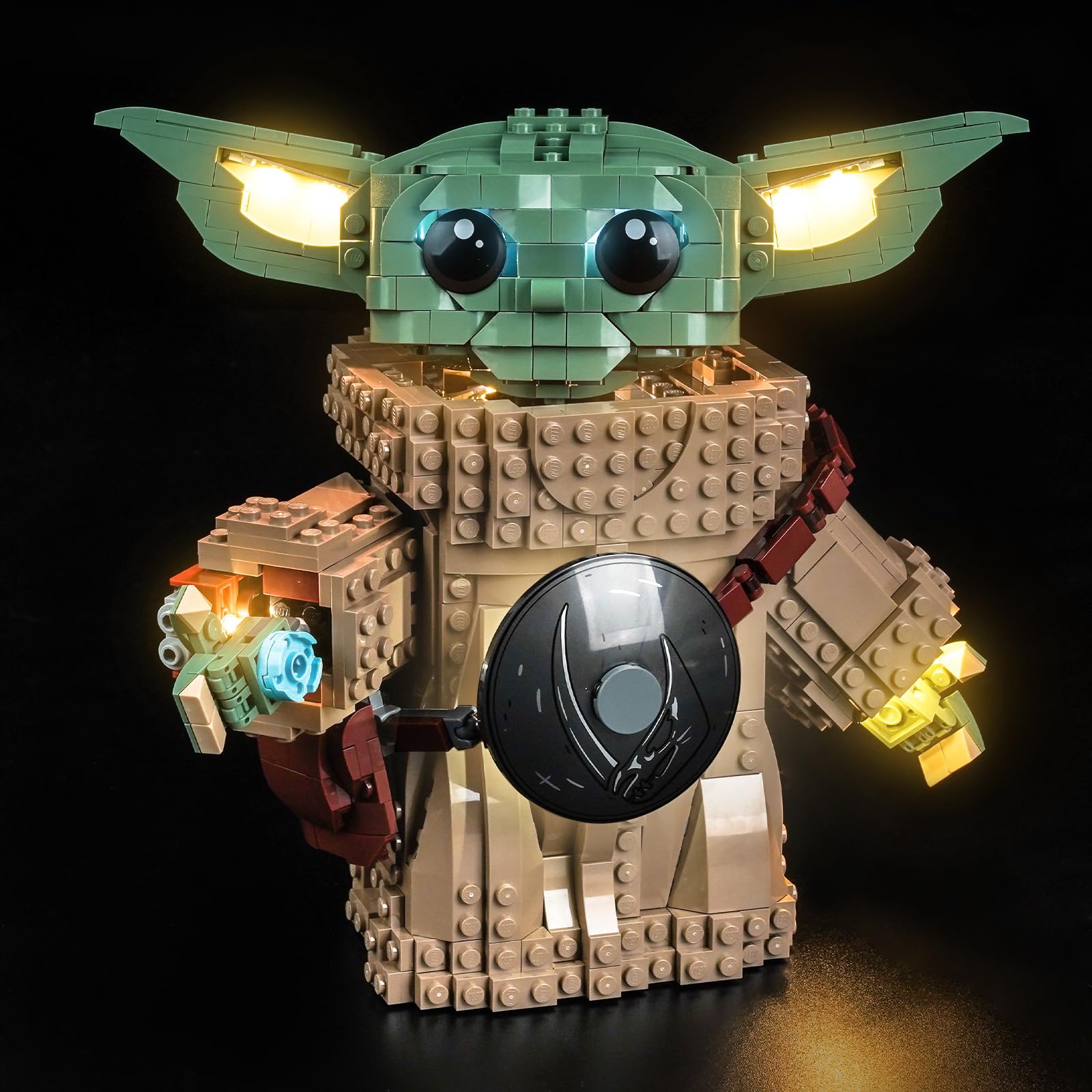 LocoLee LED Light Set Compatible with LEGO 75446 Grogu (Mandalorian Apprentice) Lighting Kit Compatible with LEGO 75446 Building Blocks Model Only Lights Set,No Model