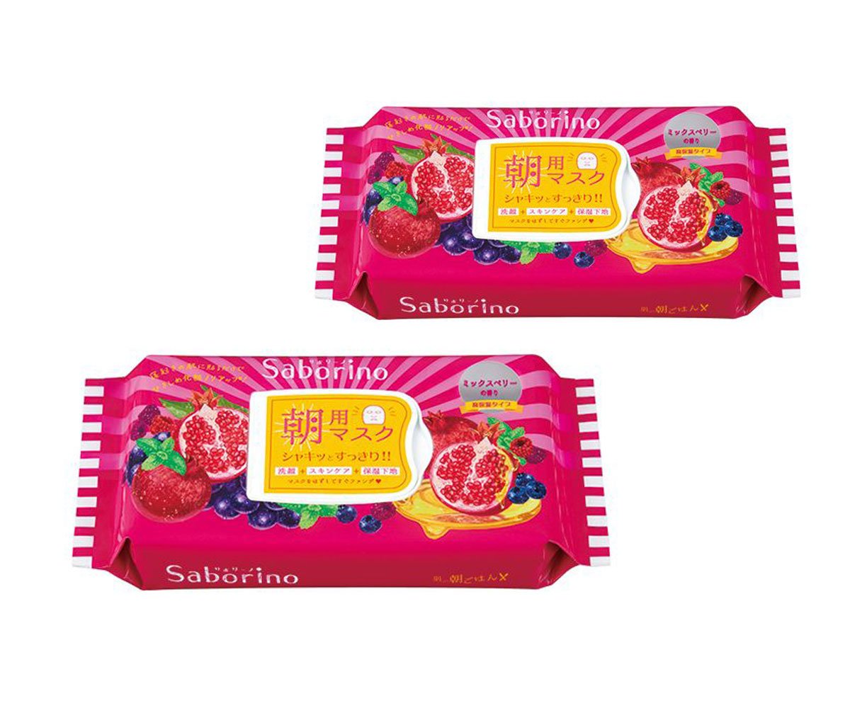 朝用マスク　サボリーノ　チェリーフィズ&ベリーの香り　10個　♡emy♡さん専用 朝用マスク サボリーノ チェリーフィズ&ベリーの香り 10個 ♡emy