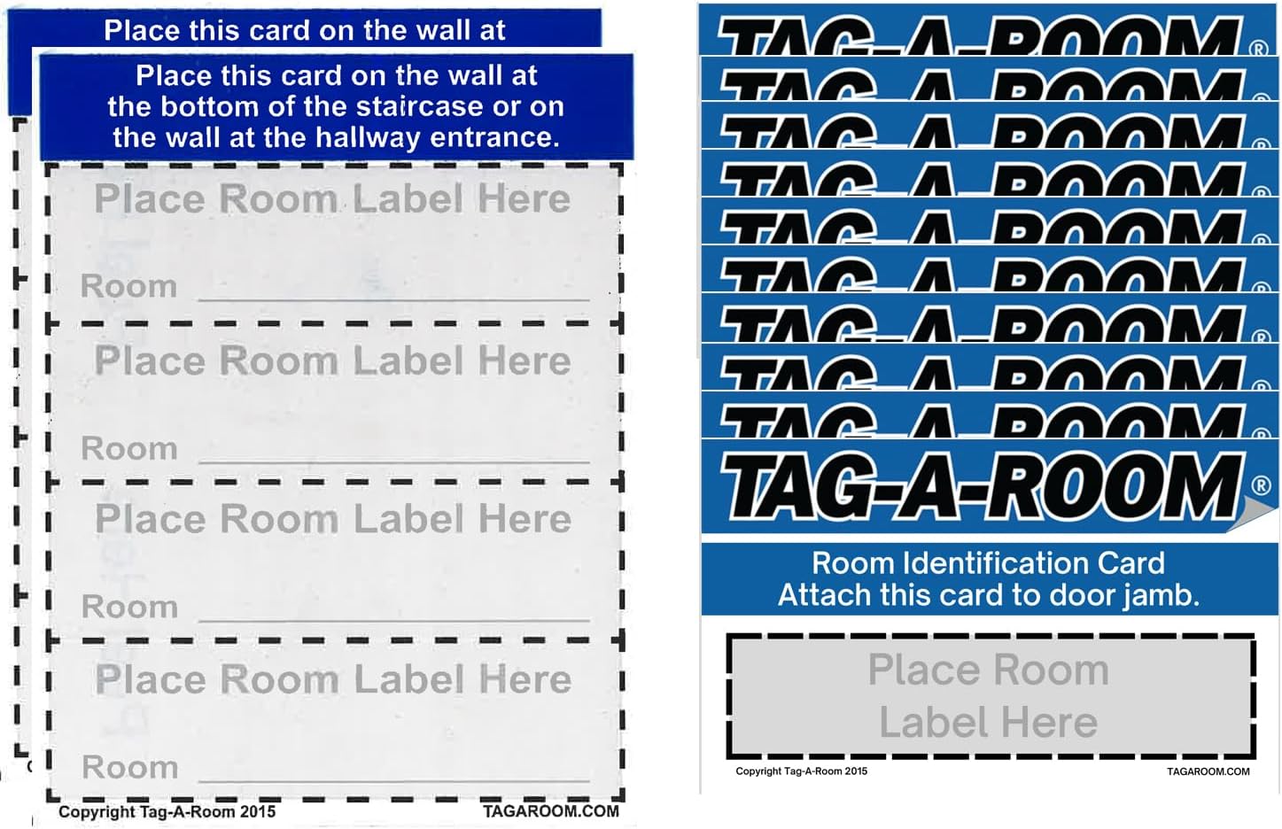 Amazon.com: Tag-A-Room Moving Label Room Identification Cards : Baby