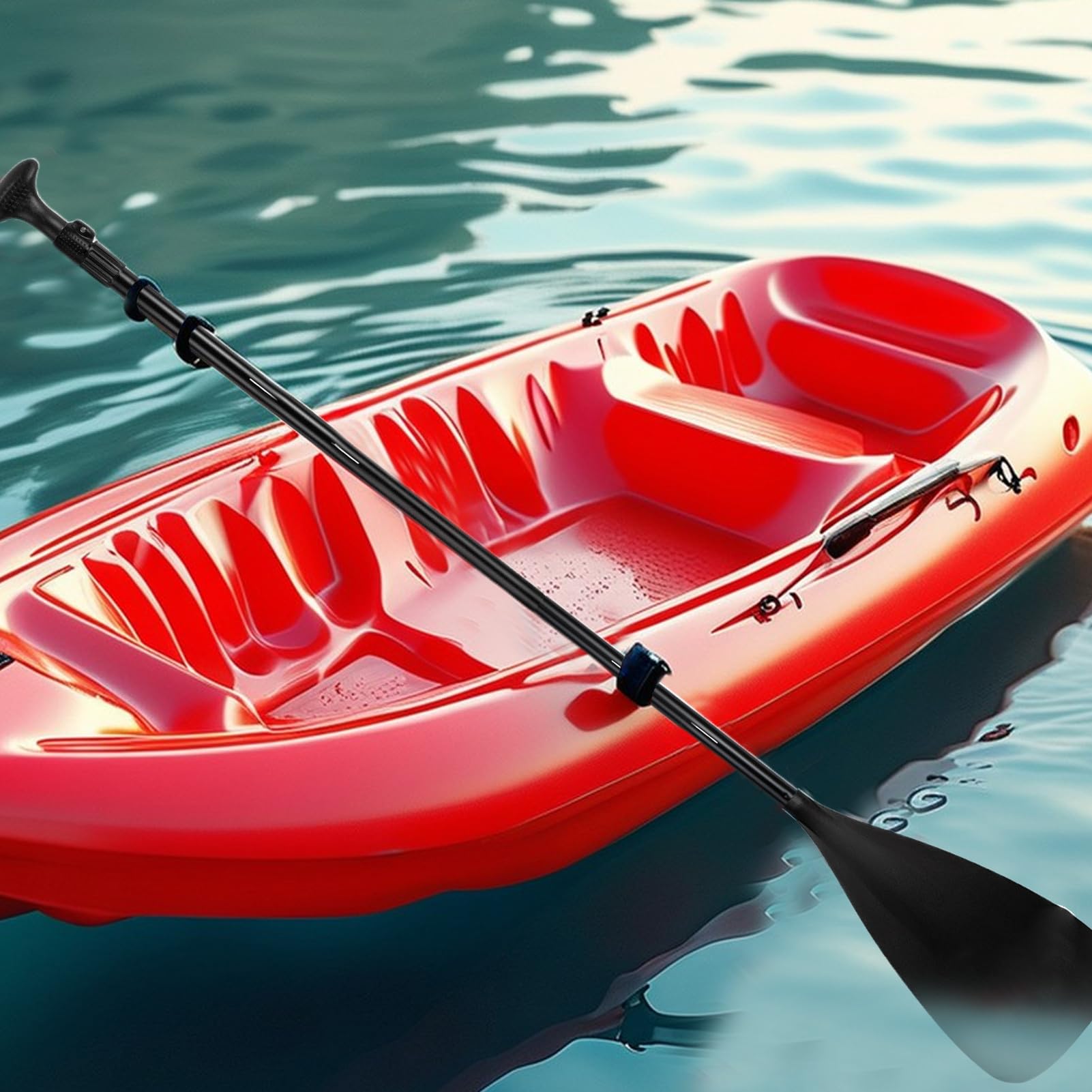 Pala de Tabla de Surf - Remo de Kayak en Aleación de Aluminio | Herramienta De Remo Extraíble Accesorios para Canoa Actividades De Pesca Aventura Al Aire Libre Principiantes Navegación