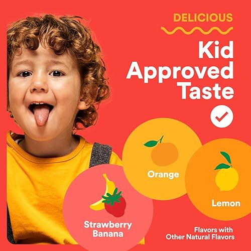 Miniatura 8 de SmartyPants Gomitas multivitamínicas para niños, fórmula mejorada Omega 3 (DHAEPA), vitaminas D3, C, B12, B6, vitamina A, K y zinc, sin gluten, tres